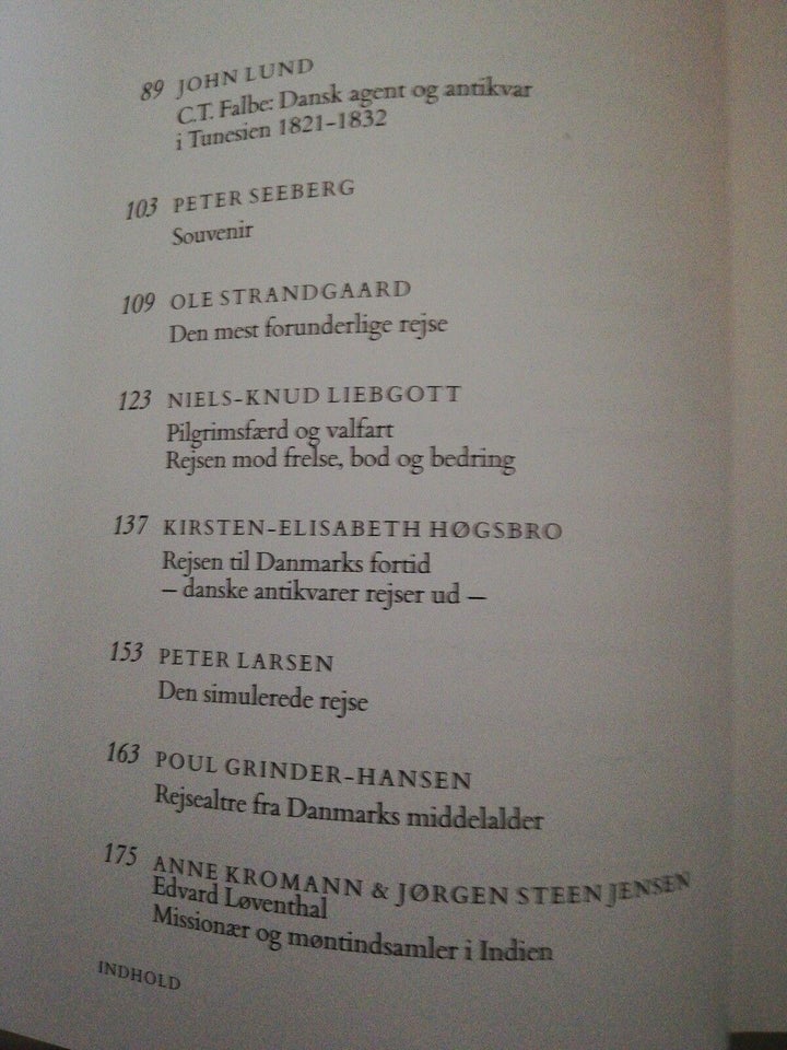 REJSEN, Red. af Keld Grinder-Hansen, emne: rejsebøger