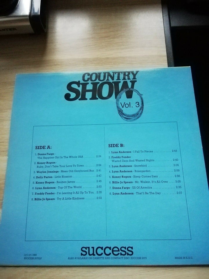 LP, Div., Country show vol. 3