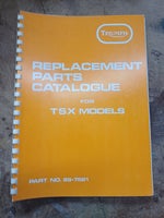Triumph TSX Triumph reservedels katalog