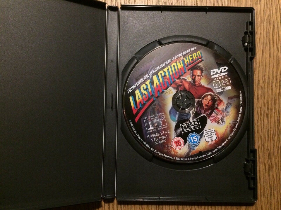 Last Action Hero, DVD, action
