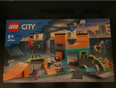 Lego City, 60364, Uåbnet æske.

Gade-skatepark. Legetøjs-skatepark med kombinerbare rampemoduler til