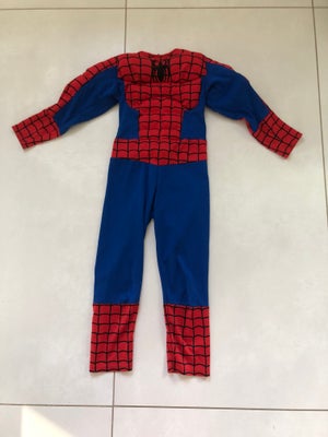 Udklædningstøj, Spiderman udklædning, Spiderman udklædning:
str. 115, Kr. 100 kr. 
