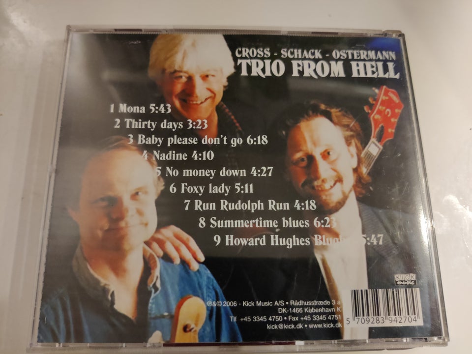 Cross Schack Ostermann: Trio From Hell, rock