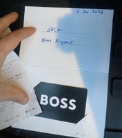 Hugo Boss gavekort / Værdibevis på 685kr

Skull...