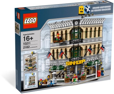 Lego Creator, 10211, Grand Emporium.

Ny og uåbnet æske.

Æsken er udgået fra lego.

Se også mine an