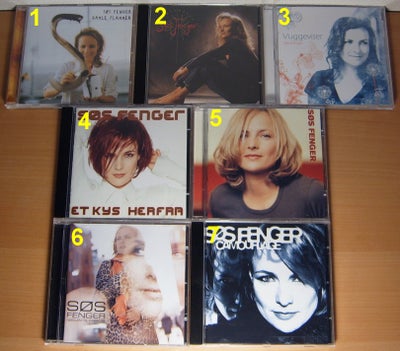 Søs Fenger: 9 Titler, pop, 


Gode CD-albums med Søs Fenger.


1. Gamle flammer - 25kr

2. Vinterdag