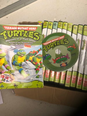 Børnefilm, HELE SERIEN - Teenage Mutant Ninja Turtles, Alle originale DVD'er af den danske udgave sæ