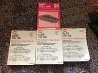 Audi 200 og 100 værksteds reperations manualer, Audi 200 og