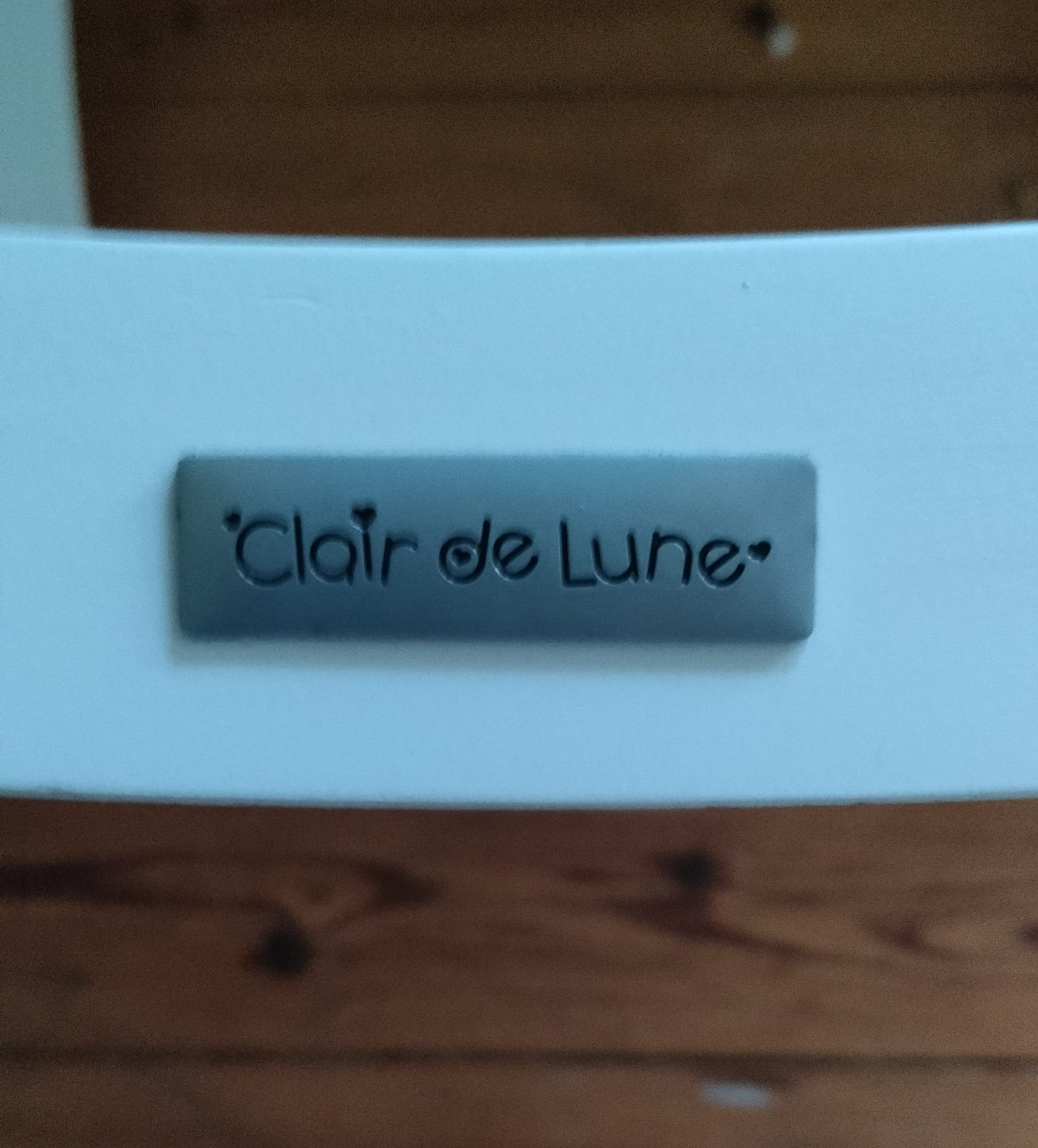 Vugge, Clair de Lune - Lyseblå / Hvid