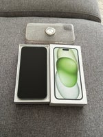 iPhone 15 Plus, 128 GB, grøn