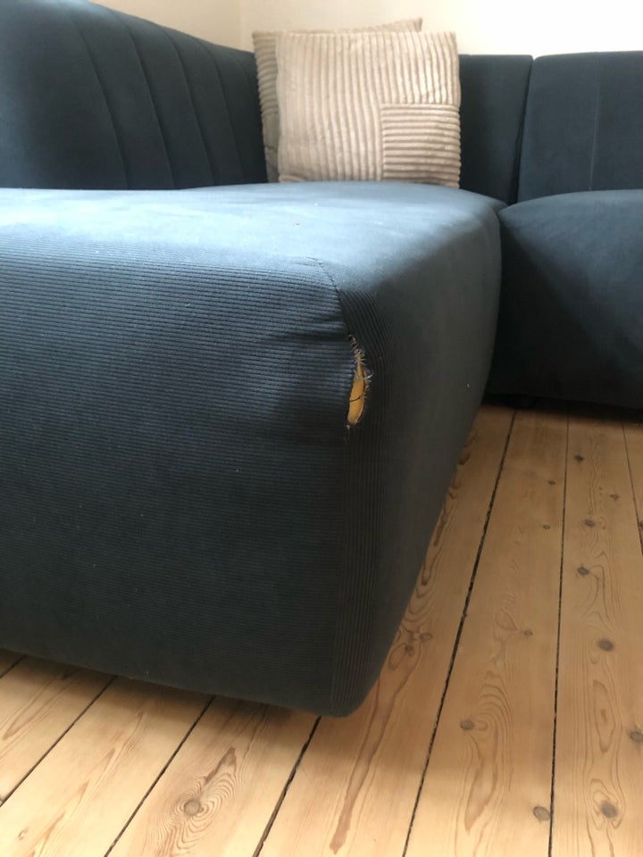 Sofa, fløjl, 3 pers.