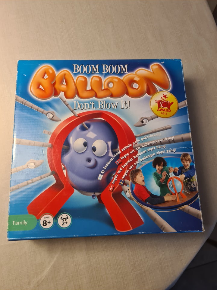 Boom boom balloon, Familiespil, andet spil