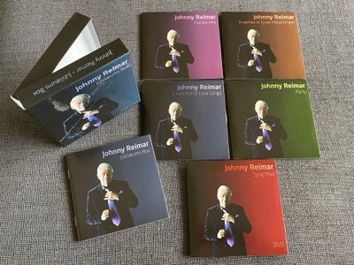 Johnny Reimar: Jubilæums Box (4CD+1DVD), pop, Så’ der fest!!!
Imponerende boks-udgivelse med 95 (!) 