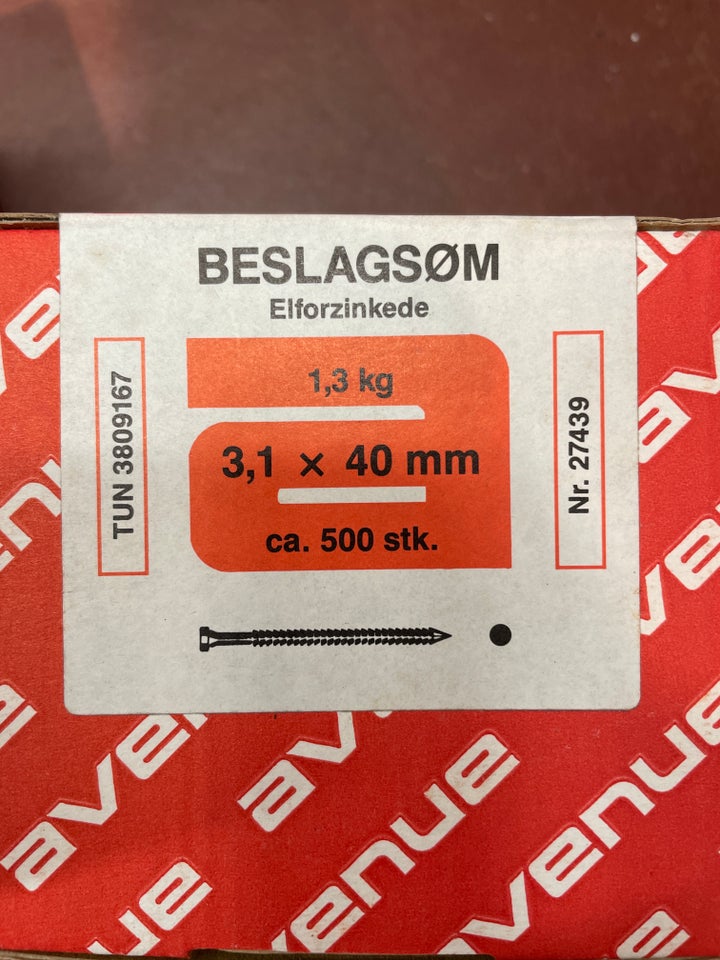 Beslagsøm