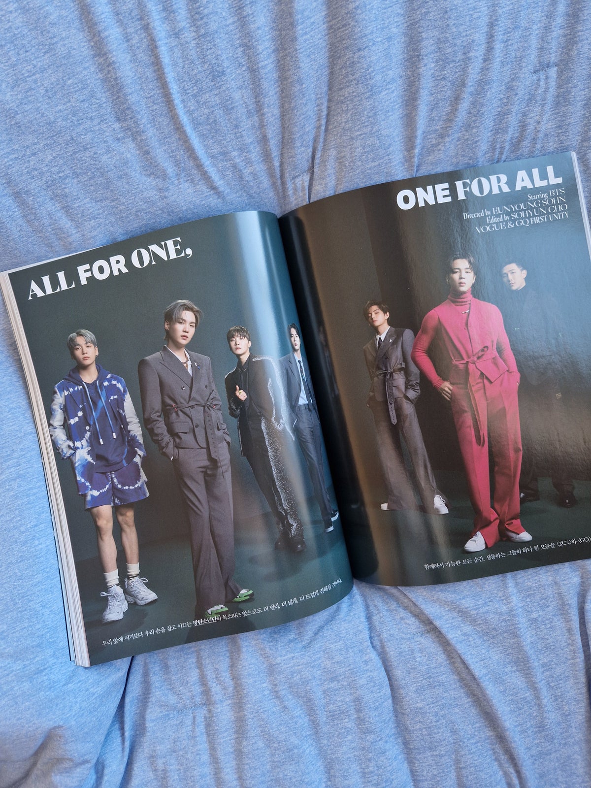 BTS Vogue Korea Magazine