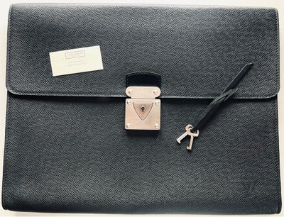 Computertaske, Louis Vuitton Document mappe, Som ny. Klassisk design i Epi læder fra Louis Vuitton. 