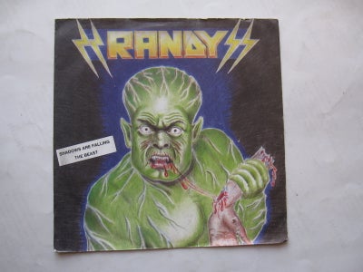 Single, Randy – The Beast ,Dansk metal 1981 sjælden,ex , The Beast , Metal, RANDY signeret ,was a he