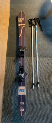 Twin-tip ski, Nordica badmind, str. 149cm, Fine Nordica Badmind twintips, du får binding, hjelm og s