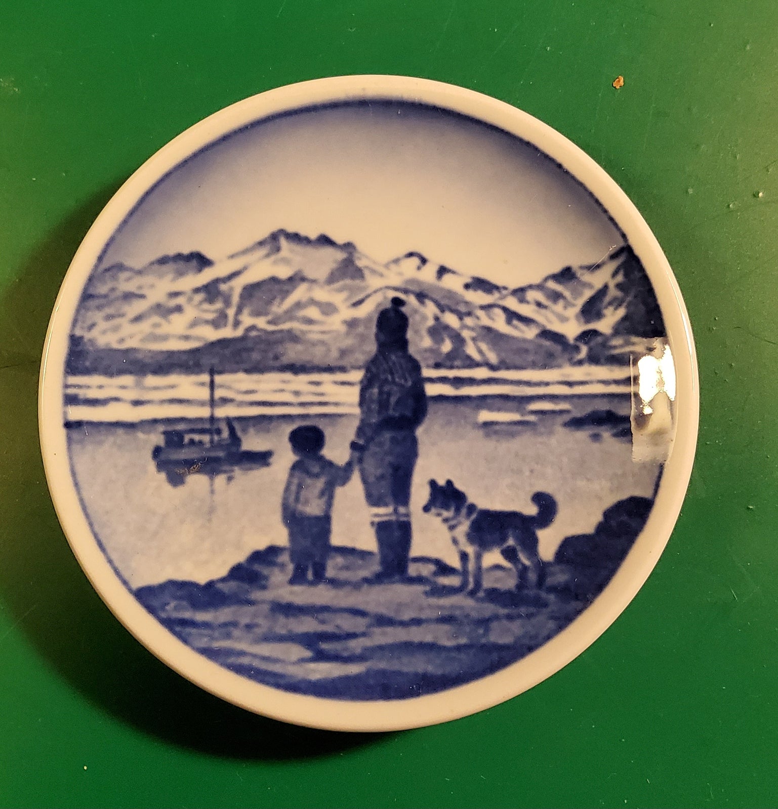 3 mini platter (8cm), Aluminia / Kgl. Porcelæn