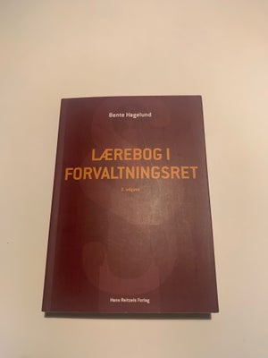 Lærebog i forvaltningsret , Bente Hagelund, år 2023, 2 udgave