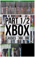 XBOX PART 1/2 XBOX 360 + CLASSIC + ONE, Xbox