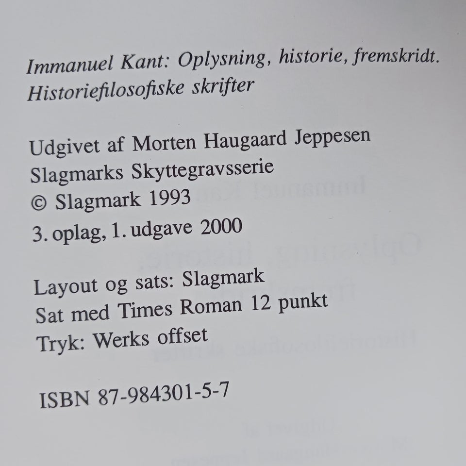 Oplysning, historie, fremskridt