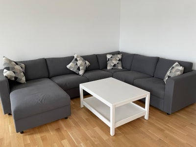 VIMLE Corner sofa, 5-person+chaise longue, Gray