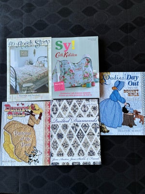 Forskellige Patchwork bøger, emne: hobby og sport, 50 kr pr stk
200 kr for alle 5