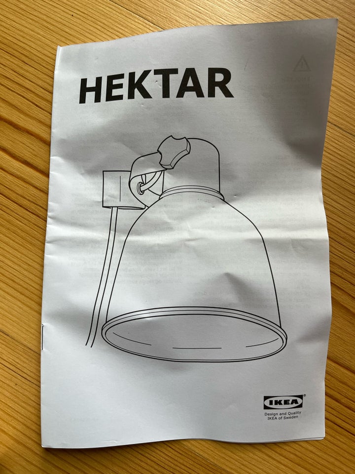 Væglampe, IKEA HEKTAR natlampe/væglampe