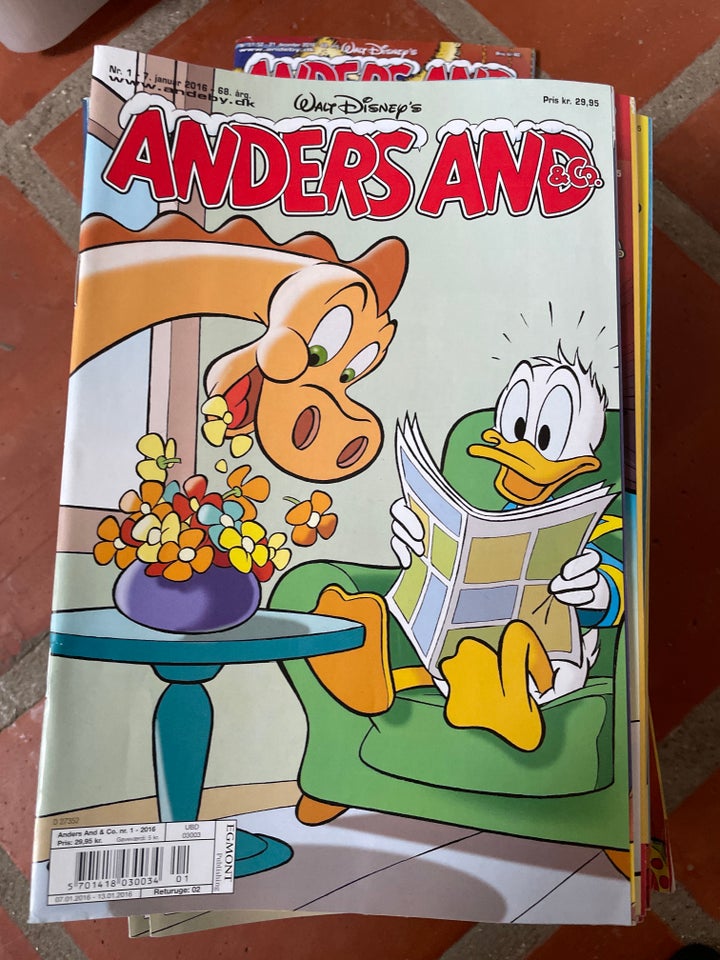 Anders and, Walt Disney, Tegneserie