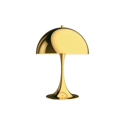 Lampe, Louis Poulsen, HELT NY og UÅBNET. Panthella 320 bordlampe, brass, messing.

Normalpris: ca. k