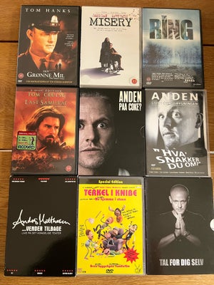 Blandede titler, DVD, andet, Jeg sælger lidt blandede dvd film. De er passet godt på og generelt i r