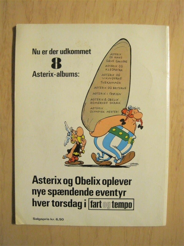 Asterix Nr. 8, Goscinny/Uderzo, Tegneserie