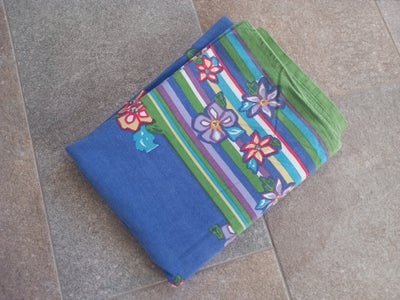 Sengetøj, 1 stk RETRO dynebetræk ( voksen størrelse ) med dejligt mønster på blå bund. Pudebetræk MA