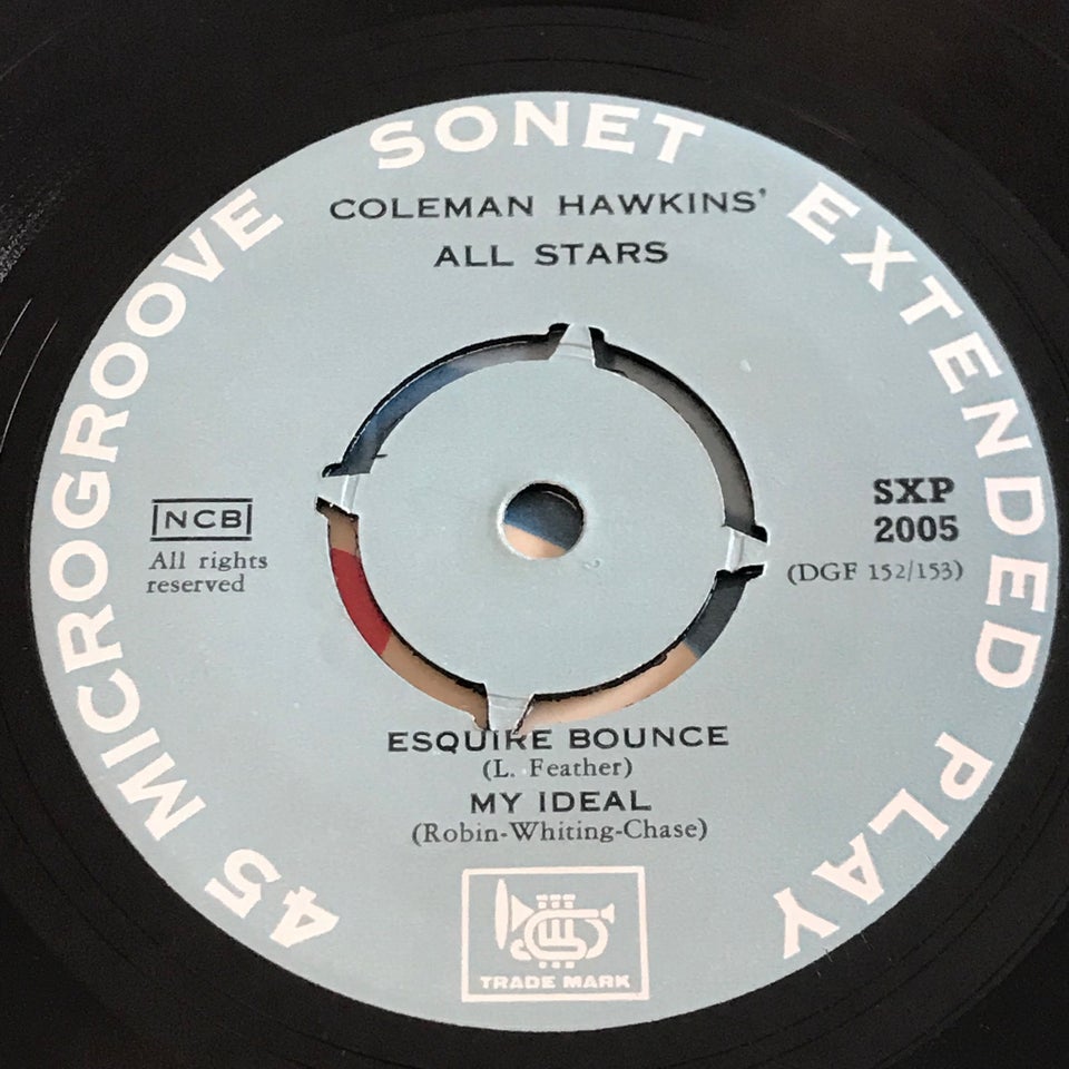 EP, Coleman Hawkins All Stars, 52 Street Jazz