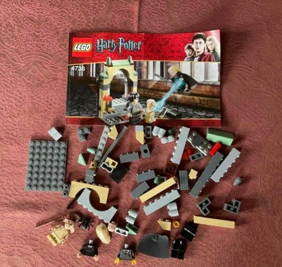 Lego Harry Potter, 4736, med byggevejledning, men uden æske - mangler 2 dele