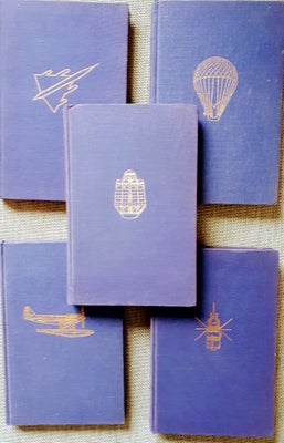 Fly & Rumfart, 5 bind, emne: flyvemaskiner og teknik, Rumfart i Farver. 5 bind. Af Kenneth W. Gatlan