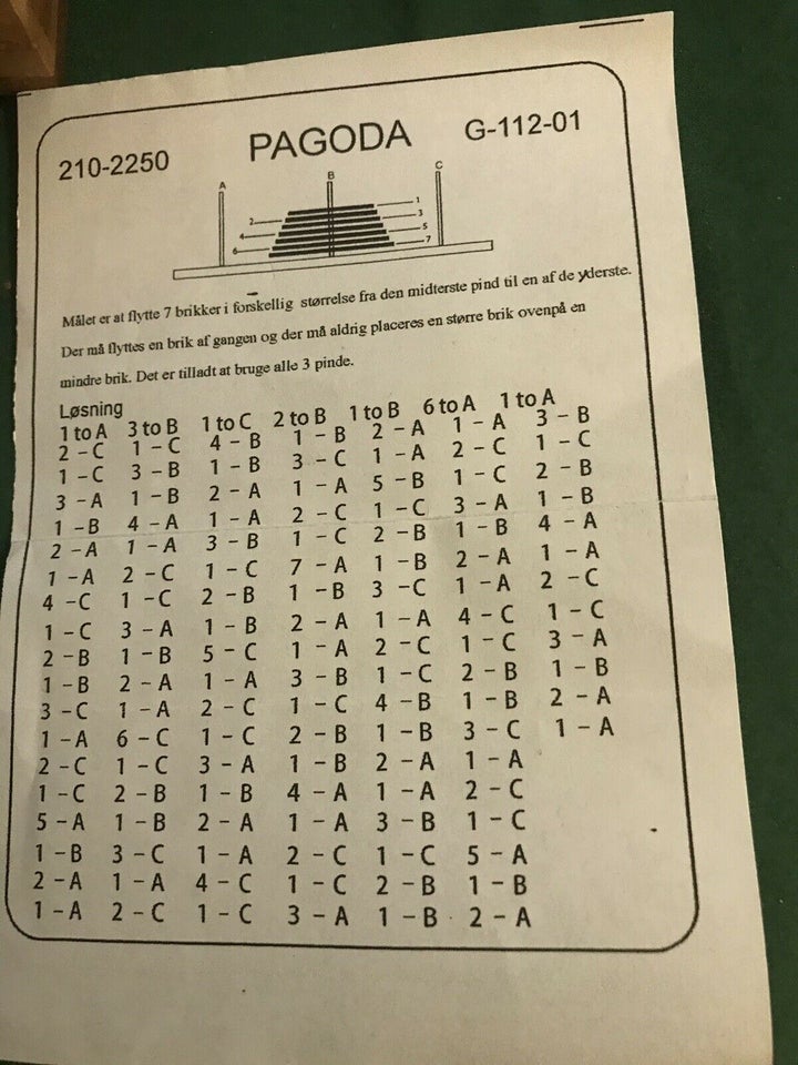 PAGODA, andet spil