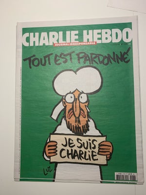 Charlie Hebdo nr. 1178 Januar 2015, Magasin, Det velkendte eksemplar af det Franske Satire Magasin C