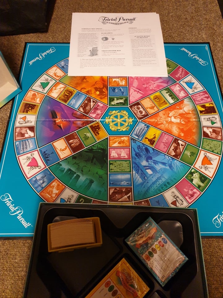 Trivial pursuit familie udgave, brætspil