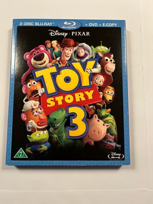 Toy Story 3, instruktør Walt Disney, Blu-ray, animation, Toy Story 3. Disney - Pixar. Blu-Ray + DVD.