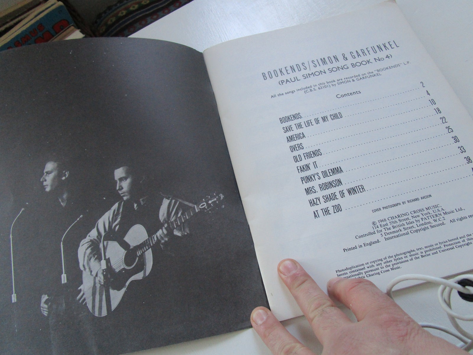 Simon & Garfunkel Bookends Sheet Music Book