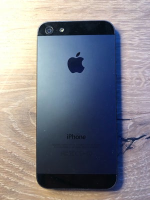 iPhone 5S, 16 GB, grå, God, Jeg sælger denne Iphone 5s med nogle få ridser på kanten som man også ka