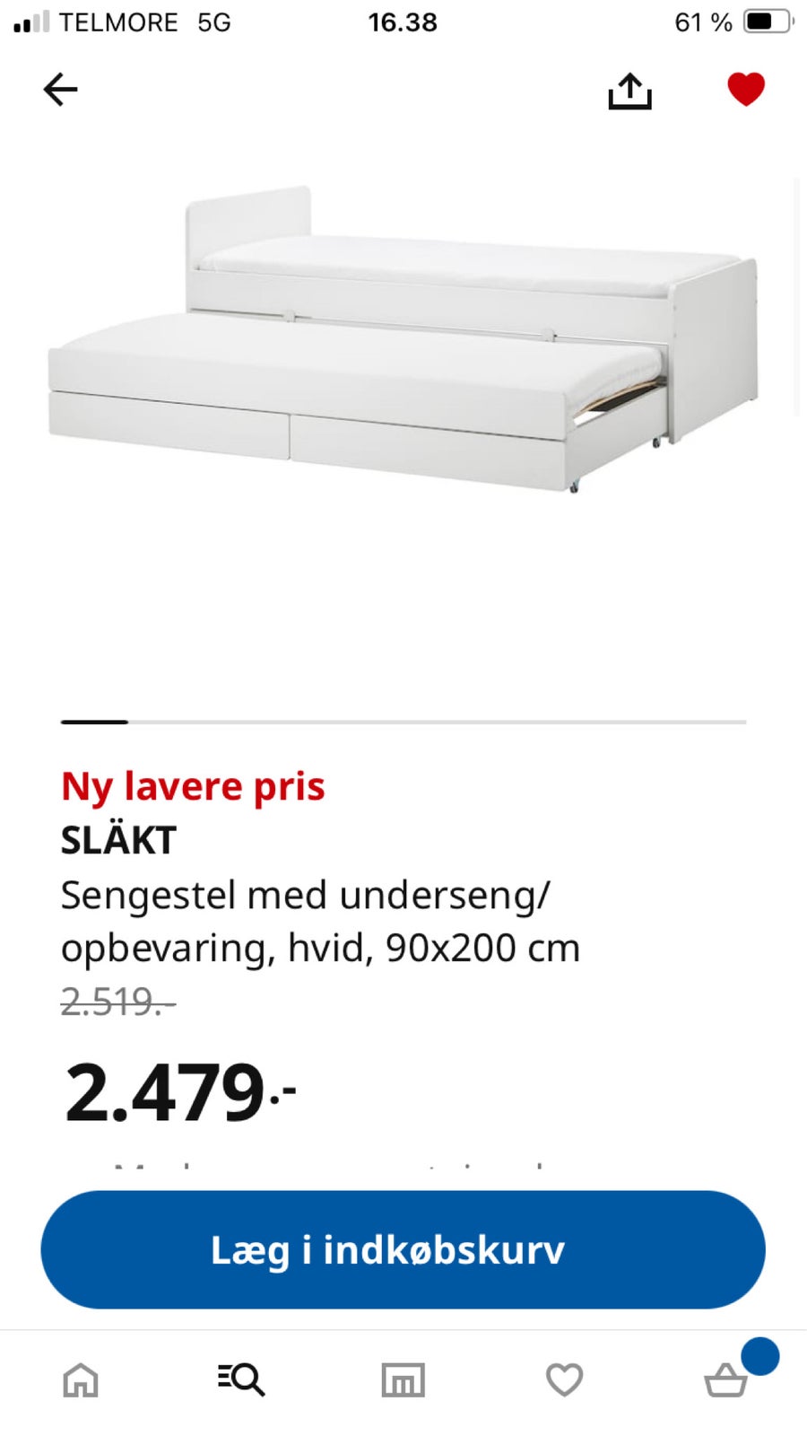 Enkeltseng, Ikea aläkt