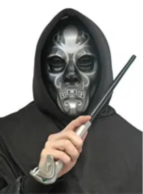 The Death Eater fra Harry Potter  kostume, Harry Potter and the Death Eater voice-changer mask 
Kun 