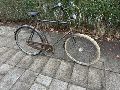 Herrecykel,  Raleigh TURIST DE LUXE, 3 gear, En original en de har brug for en kærlig hånd før den k