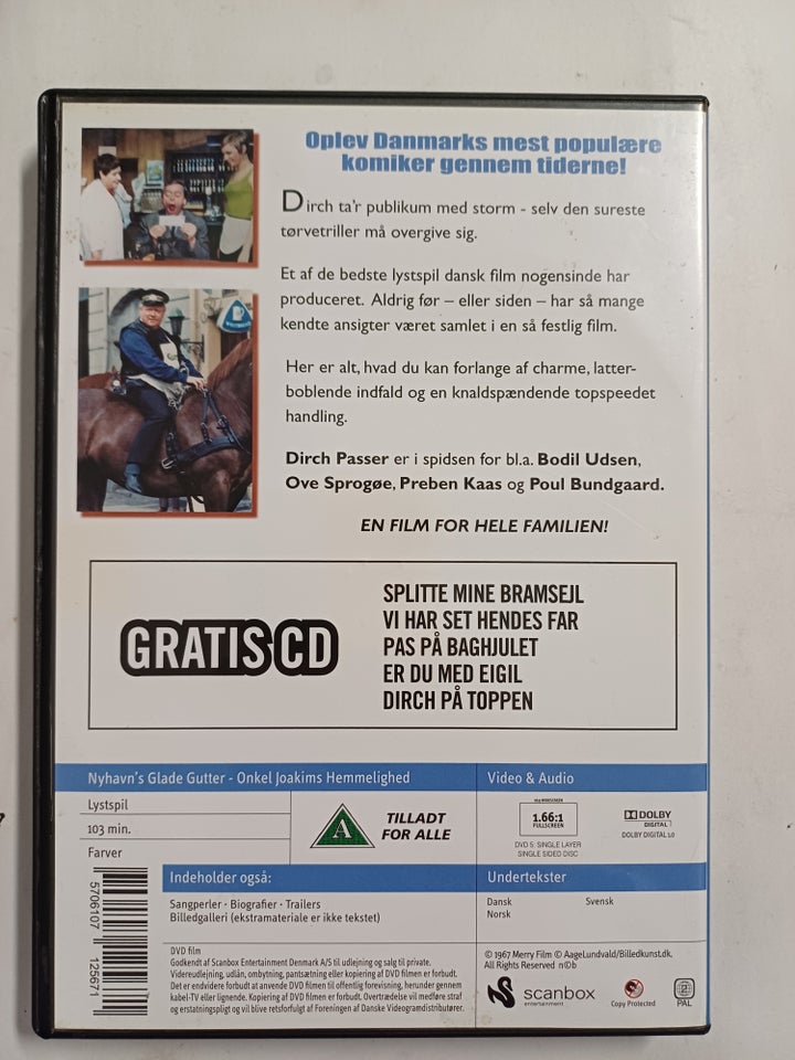 Nyhavns glade gutter, DVD, familiefilm