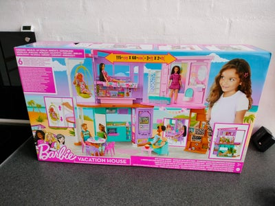 Barbie, Barbie Malibu dukkehus. Nyt og uåbnet.

Vores hjem er røg- og dyrefrit. Varen kan afhentes p