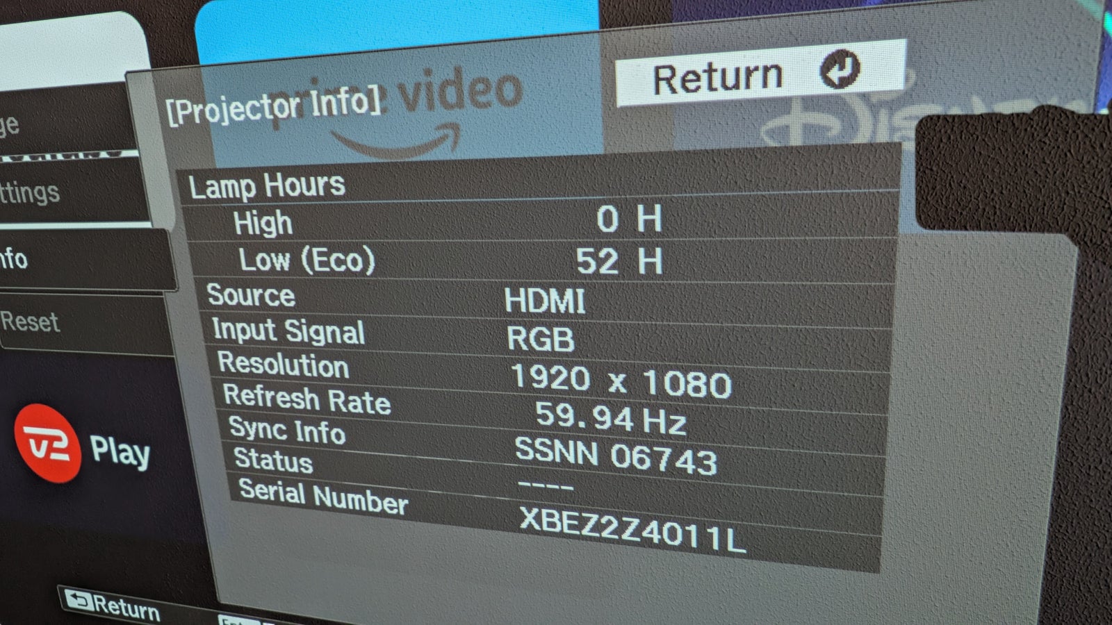 Projektor, Epson, CO-FH02 FULL HD