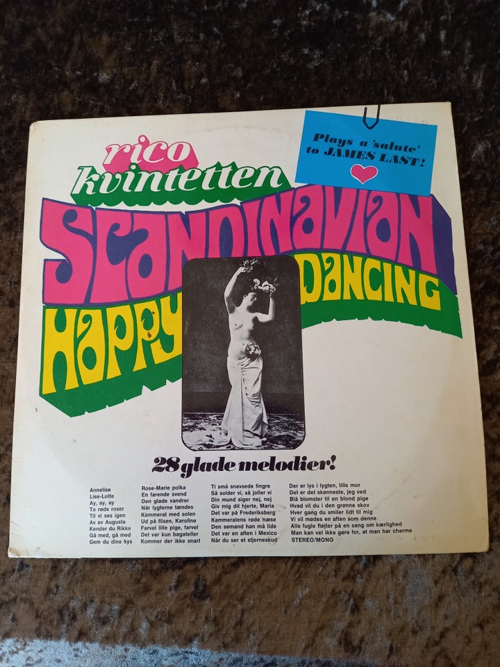 LP, Rico Kvintetten, Skandinavien Happy Dancing